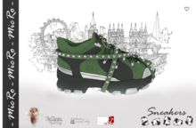- MicRo -  Sneakers  Abigails  Khaki  Black