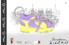 - MicRo -  Sneakers  Abigails  Purpl Yellow