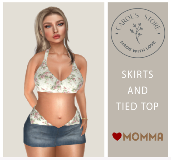 Skirt and Tied Top Roses 