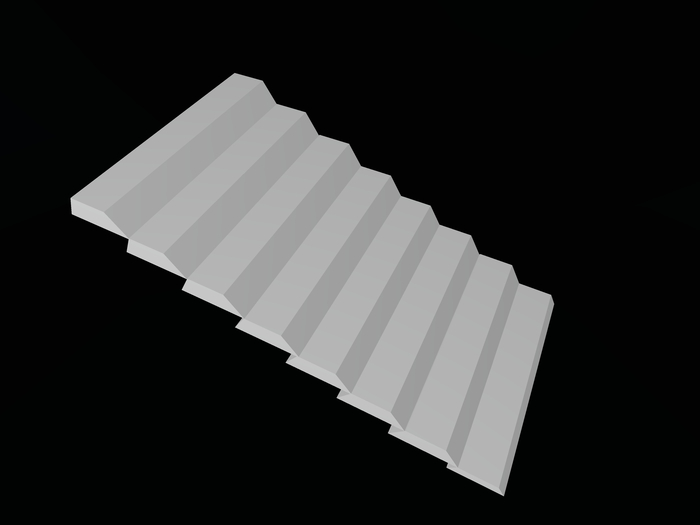 HoP Store Original Mesh - Gold Bar Stairs