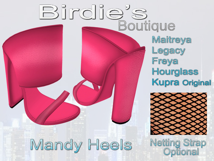 Birdie's Boutique - Mandy Heels - Razberry