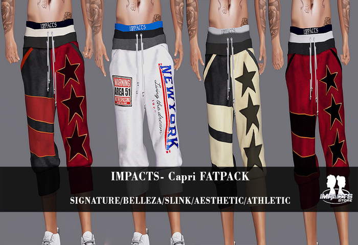 IMPACTS- Capri FATPACK SIGNATURE/BELLEZA/SLINK/AESTHETIC/ATHLE