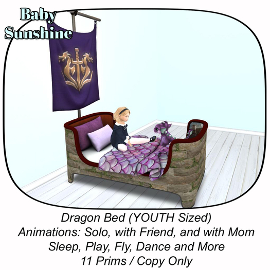 Dragon Bed YOUTH Violet  (ADD)