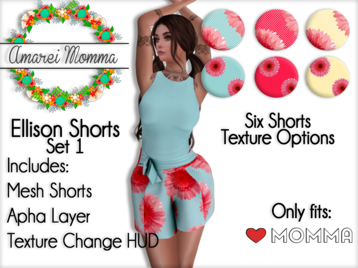 Amarei Momma Ellison Shorts Set 1