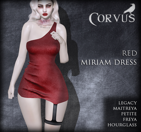 Corvus : Red Miriam Dress