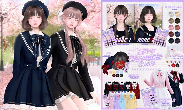 :uzu: x dalgona : Love Chronicle gacha - hat (yellow)