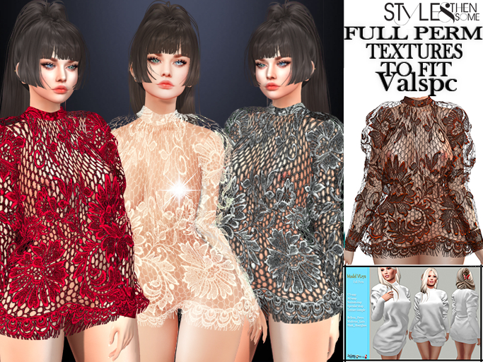 50% SALE-STYLES -Model VL-172- Texture FULL PERM -lace - v4