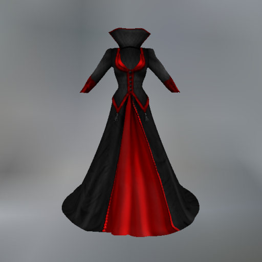 Gothic Vampire Queen Slink Dress