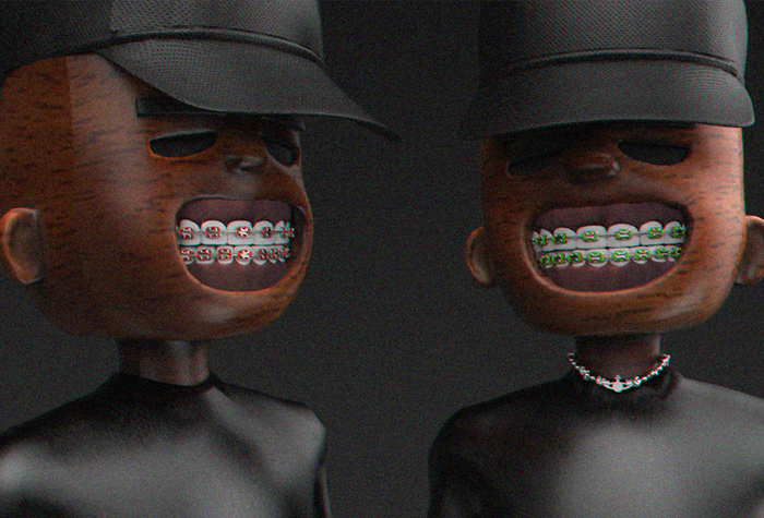 //O. BRACES+TEETH MESH