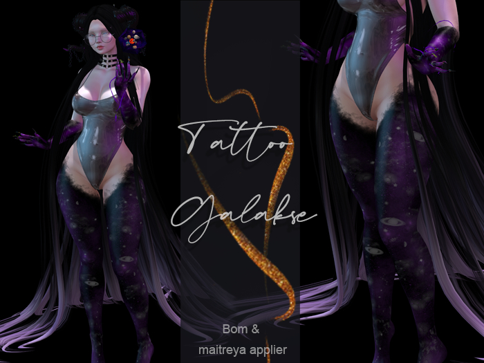 Lightwood-tattoo galakse bom & maitreya applier