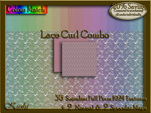 Lace Curl Combo Seamless Texture Set