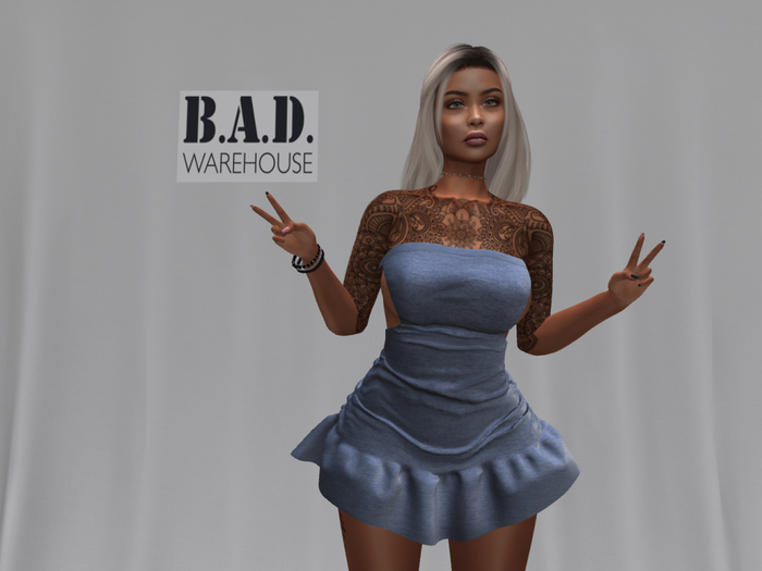 LoveMomma Lady Dress Blue
