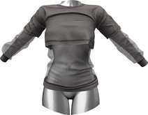 RIOT / Addison Crop Tee - Stone