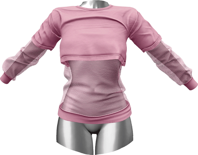 RIOT / Addison Crop Tee - Blush