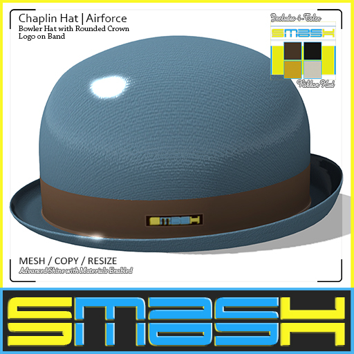 SMASH - Chaplin Hat (Version: Airforce)