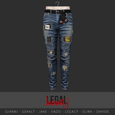Legal Insanity - Jett blue denim