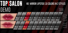 TOP1SALON - HD MIRROR LIPSTICK (Lelutka Evo) DEMO TAN+COFFEE