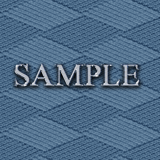 Zoy Texture [ DIAMOND KNIT 18 ] Seamless - Blue Ivy