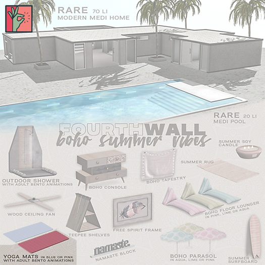 [FOURTH WALL] Yoga Mat - Pink