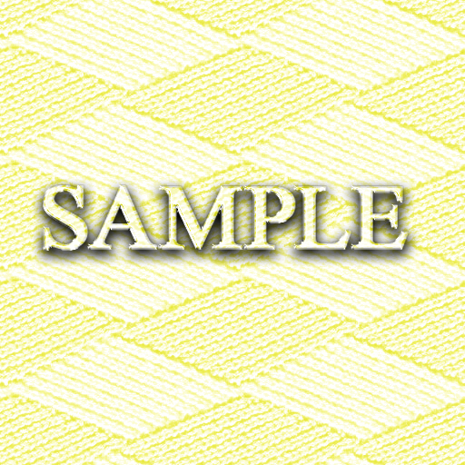 Zoy Texture [ DIAMOND KNIT 18 ] Seamless - Lemon