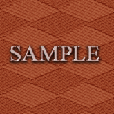 Zoy Texture [ DIAMOND KNIT 18 ] Seamless - Orange