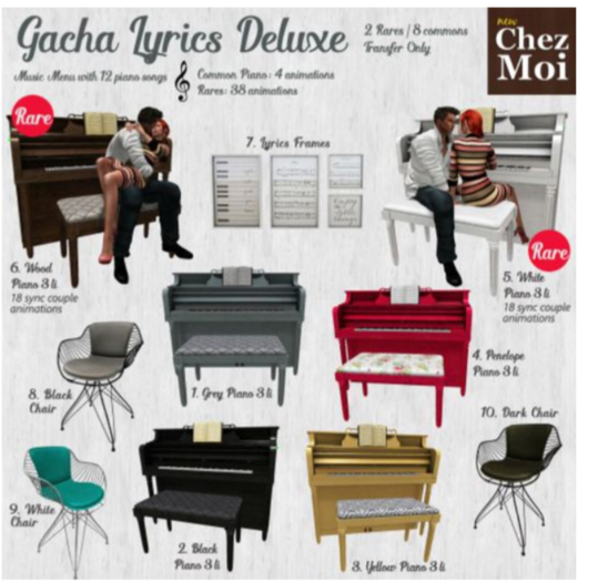 Deluxe Piano Wood (PG) CHEZ MOI