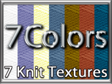 Zoy Texture [ DIAMOND KNIT 18 ] Seamless - 7 Colors
