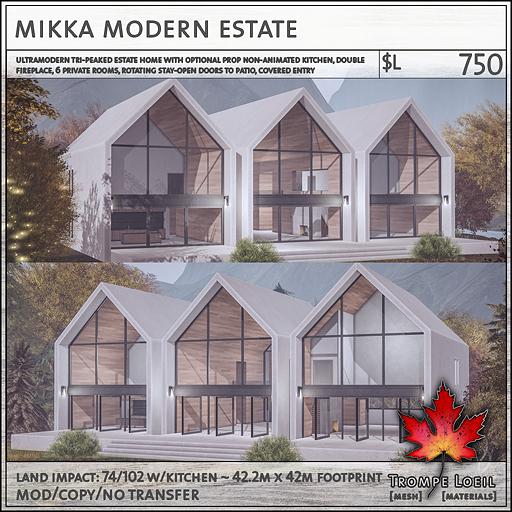 Trompe Loeil - Mikka Modern Estate [mesh]