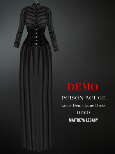 POISON ROUGE Liens Demi-Lune DEMO