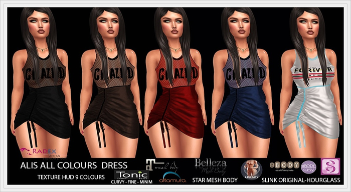 RADEX Mesh Alis All Colours Dress