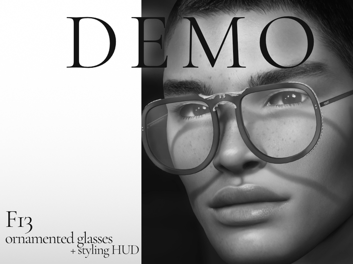 veyard F13 Ornamented Glasses - DEMO