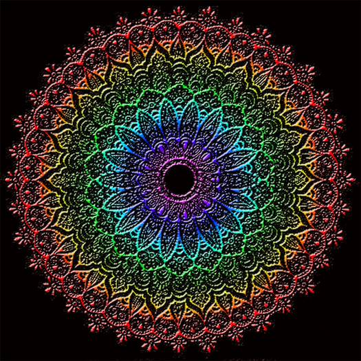 Embossed mandala multicolor-2(1024x1024)