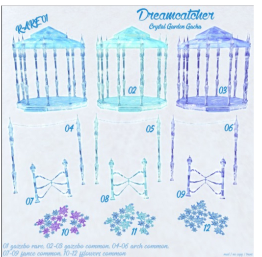 +Dreamcatcher+ Crystal Garden - Gazebo RARE 01