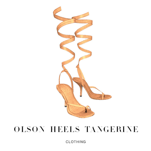 MULLOY - Olson Heels Tangerine