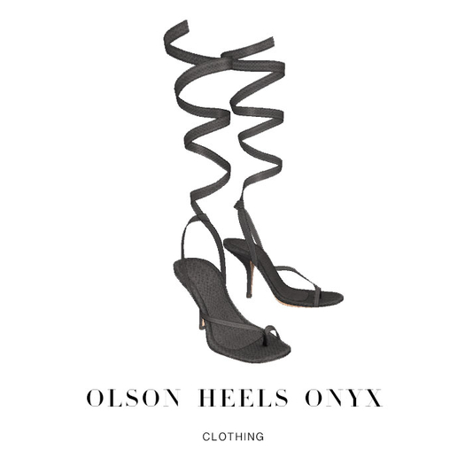 MULLOY - Olson Heels Onyx