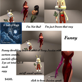 Jessica & Rabbit funny statues-Box