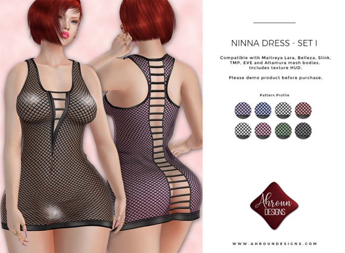 [Ahroun Designs] Ninna Dress Set I (Wear/Add)