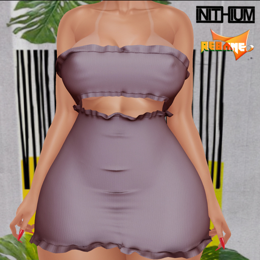 Rebane. Simple Dress. Powder (Kupra Body)