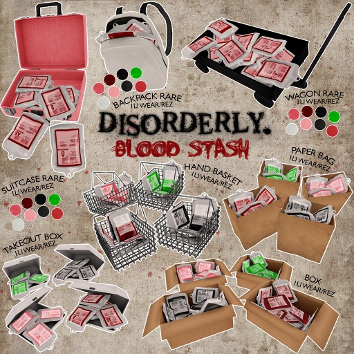 DISORDERLY. / BLOOD STASH / WAGON RARE