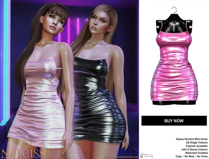 -Narcisse- ADD Alyssa Ruched Dress - Rose Violet