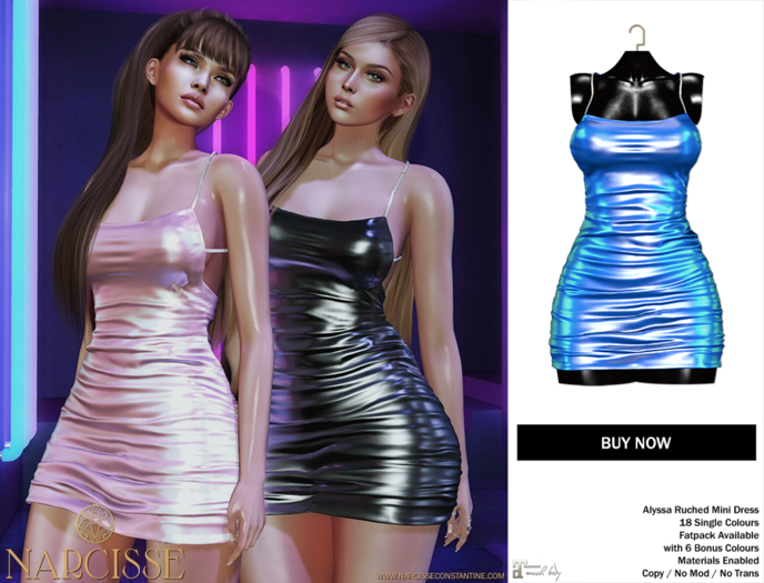 -Narcisse- ADD Alyssa Ruched Dress - Eternity