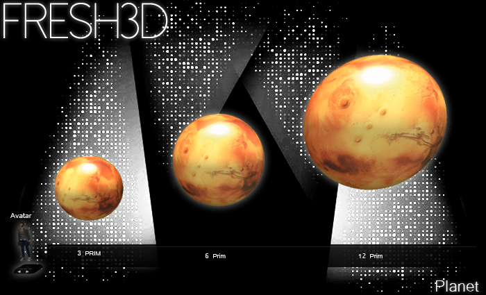 Fresh3D Planet Mars