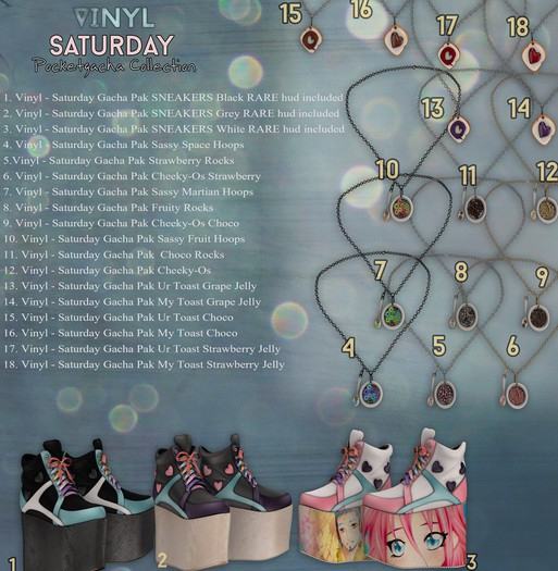 Vinyl - Saturday Gacha Pak Fruity Rocks