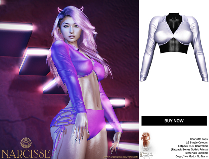 -Narcisse- ADD Charlotte Underwire top - Amethyst