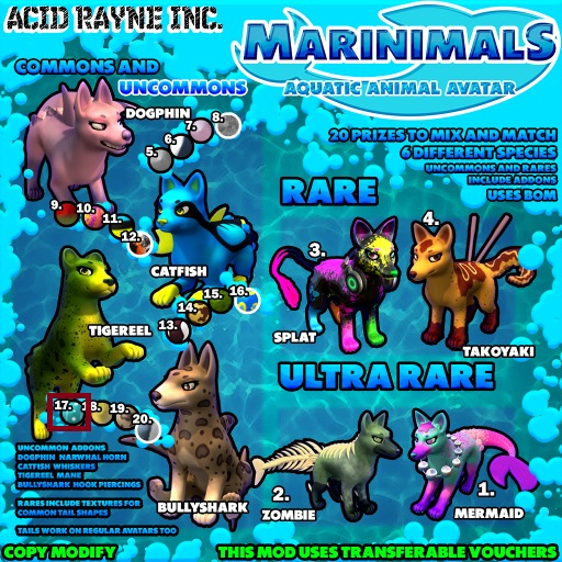 <AR> Marinimals Avatar - 2. ULTRA RARE - Zombie (VOUCHER)