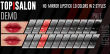 TOP1SALON - HD MIRROR LIPSTICK (Genus) DEMO PALE+SUNNY