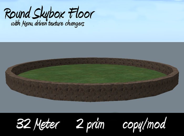 32m round skybox floor (1024) 2-prim
