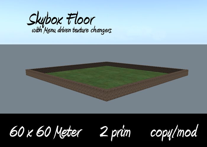 60m x 60m Skybox floor 2-prim