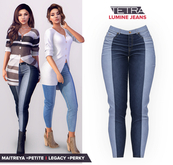 TETRA - Lumine - Capri Jeans (Two-tone #8)