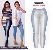 TETRA - Lumine - Capri Jeans (Two-tone #6)
